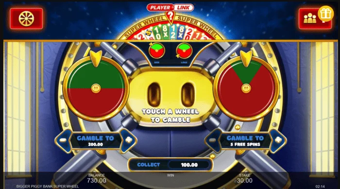 Bigger Piggy Bank Super Wheel minispill